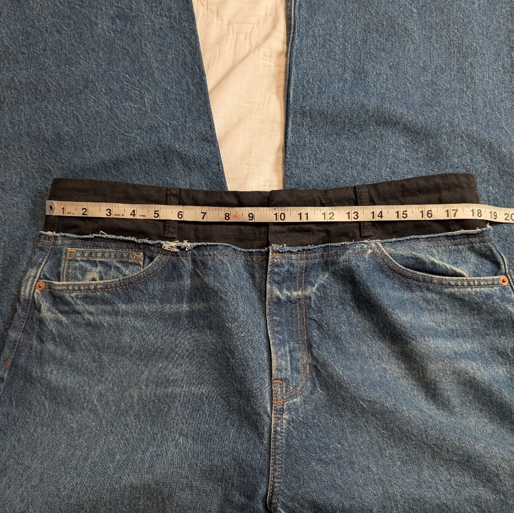 Reformation Cary Tailored High Rise Slouchy Wide Leg Jeans Size 31 - Picture 10 of 17